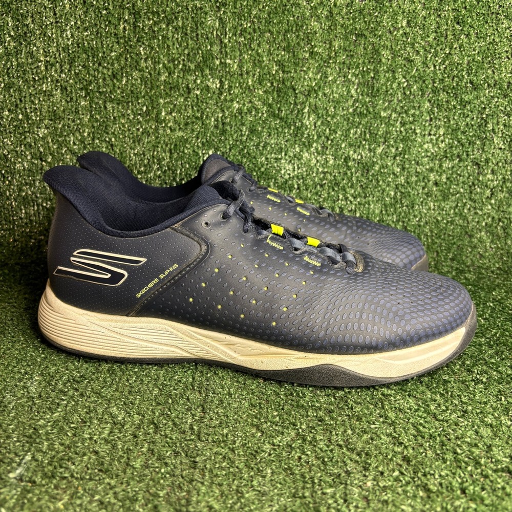 Skechers Viper Court Reload Arch Fit Slip-Ins Athletic Sneaker Navy Mens Size 12